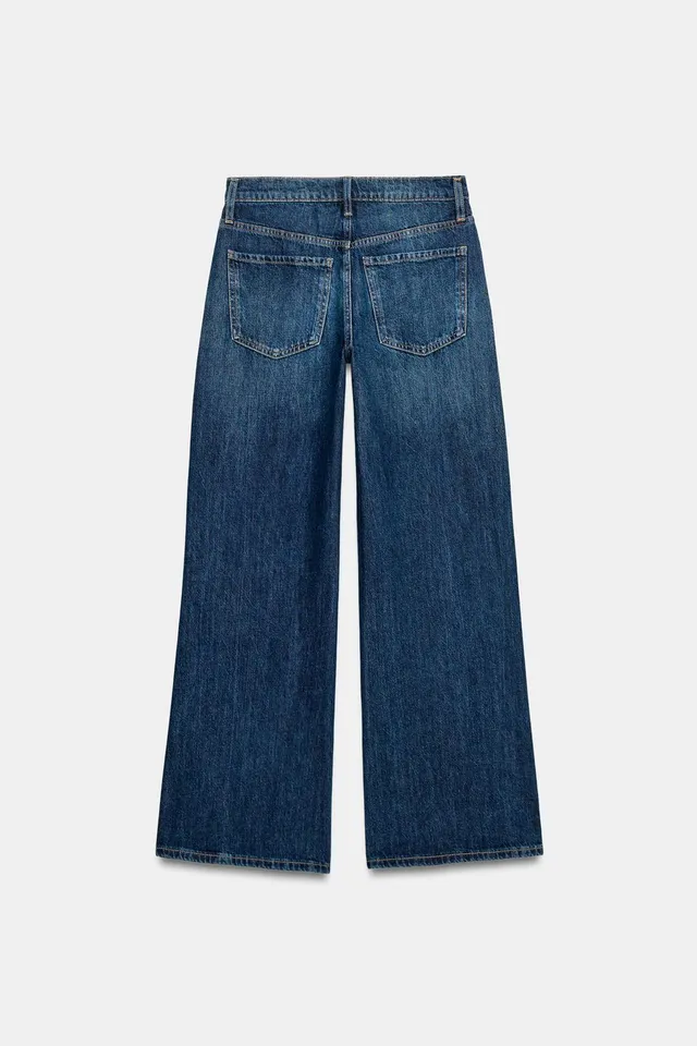 ZW COLLECTION LOW-RISE WIDE-LEG JEANS – image 6