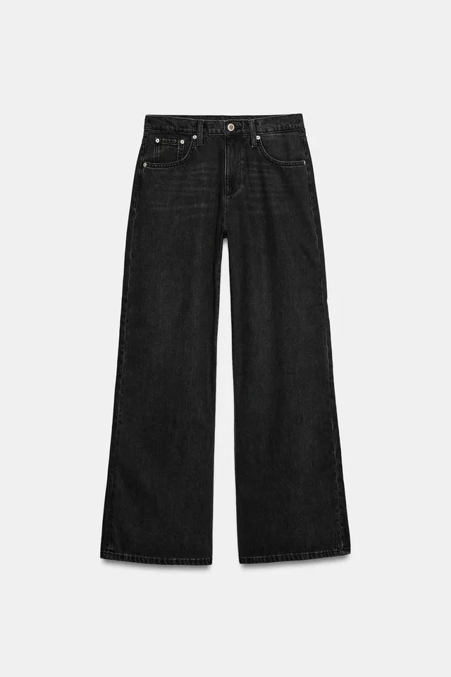 جينز ZW من مجموعة WIDE LEG بخصر منخفض – صورة 4