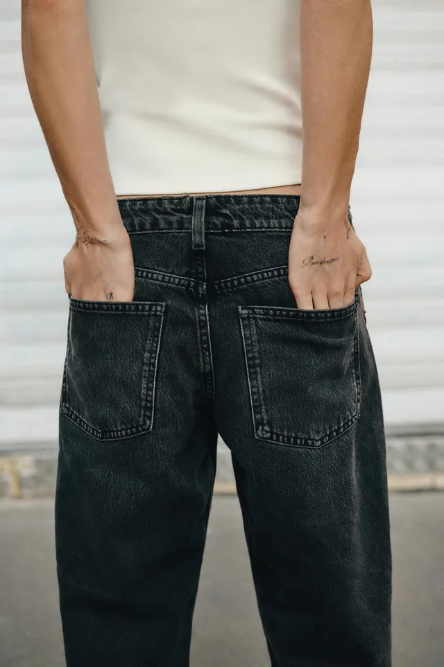 JEANS TRF WIDE LEG TIRO BAJO – صورة 3