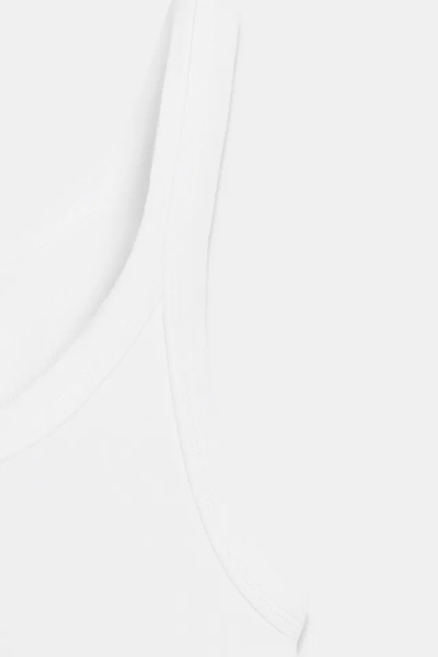 RIBBED COTTON TANK TOP – صورة 5