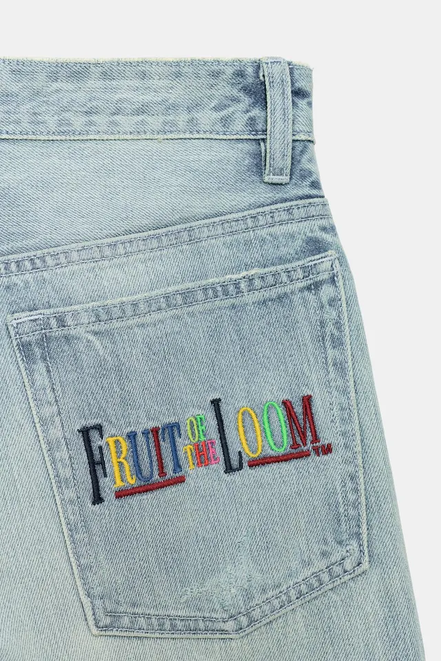 جينز بويفرند بقماش متباين Fruit of the Loom™ – صورة 5