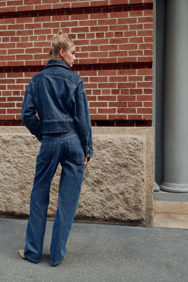 JEANS Z1975 STRAIGHT LOW-RISE STRIPED – image 5