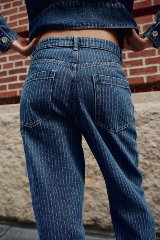 JEANS Z1975 STRAIGHT LOW-RISE STRIPED – image 6