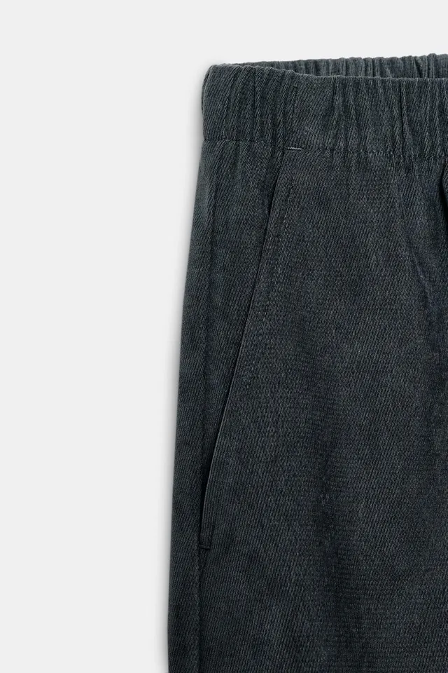 WIDE-LEG TROUSERS WITH ELASTIC WAIST – image 7