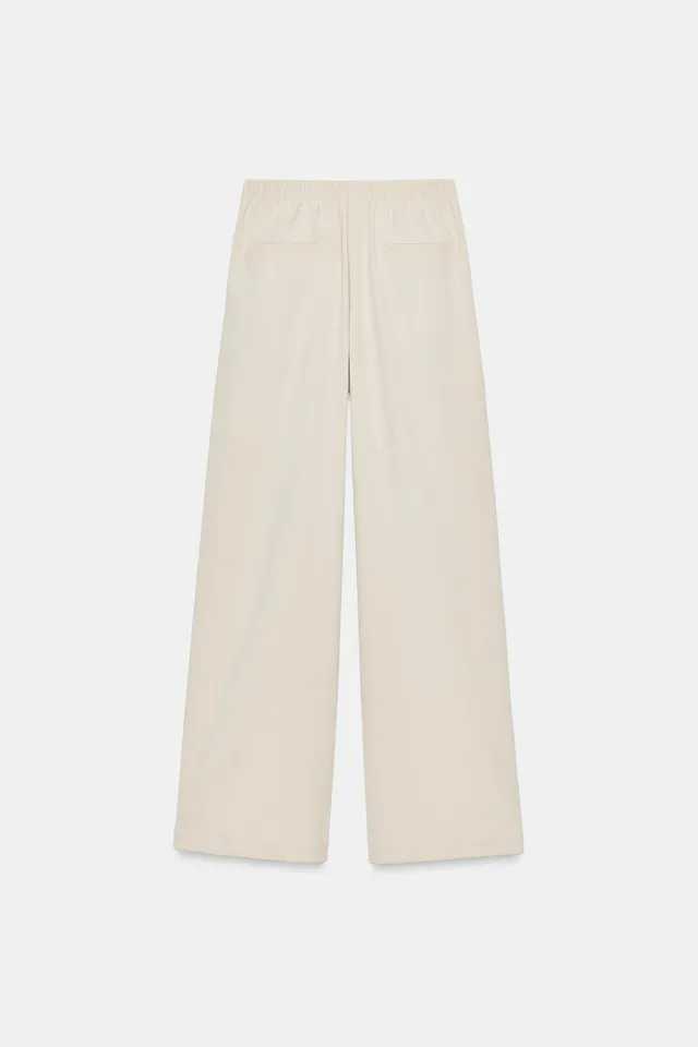 WIDE-LEG TROUSERS WITH ELASTIC WAIST – image 7