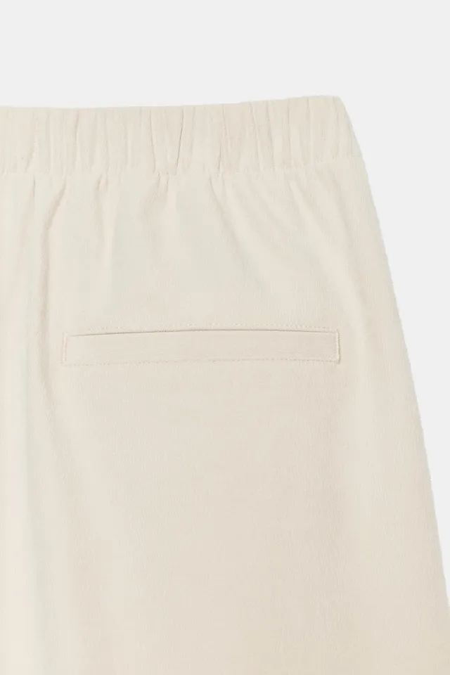 WIDE-LEG TROUSERS WITH ELASTIC WAIST – image 8