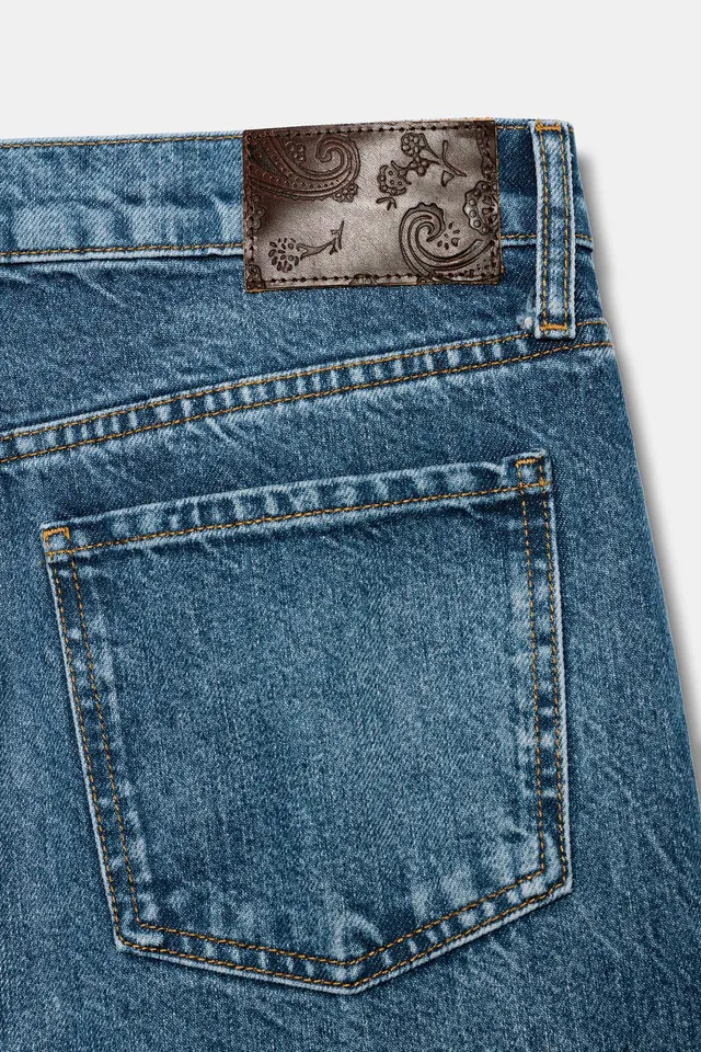 جينز ZW Wide Leg بخصر منخفض – صورة 3