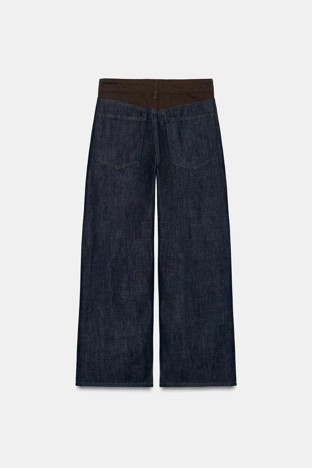 JEANS Z1975 BARREL HIGH-WAIST MIXED FABRIC – image 8