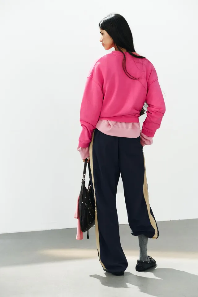 FADED SWEATSHIRT WITH BUTTONS – image 4