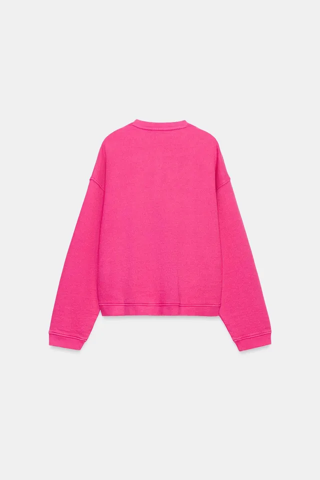 FADED SWEATSHIRT WITH BUTTONS – image 6