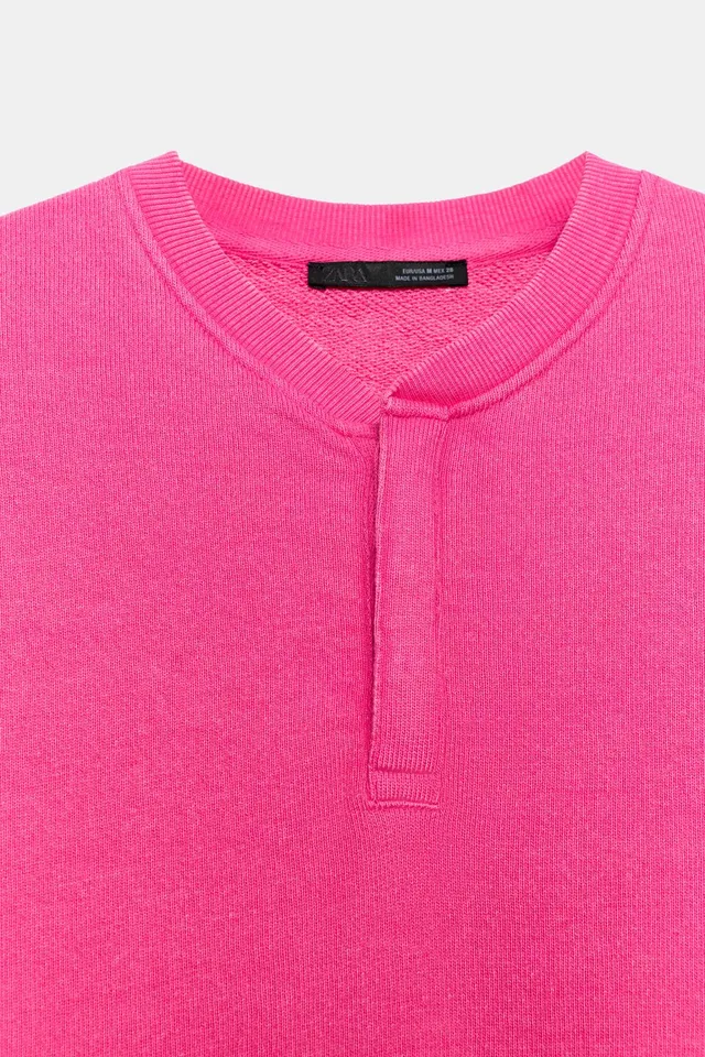 FADED SWEATSHIRT WITH BUTTONS – image 7