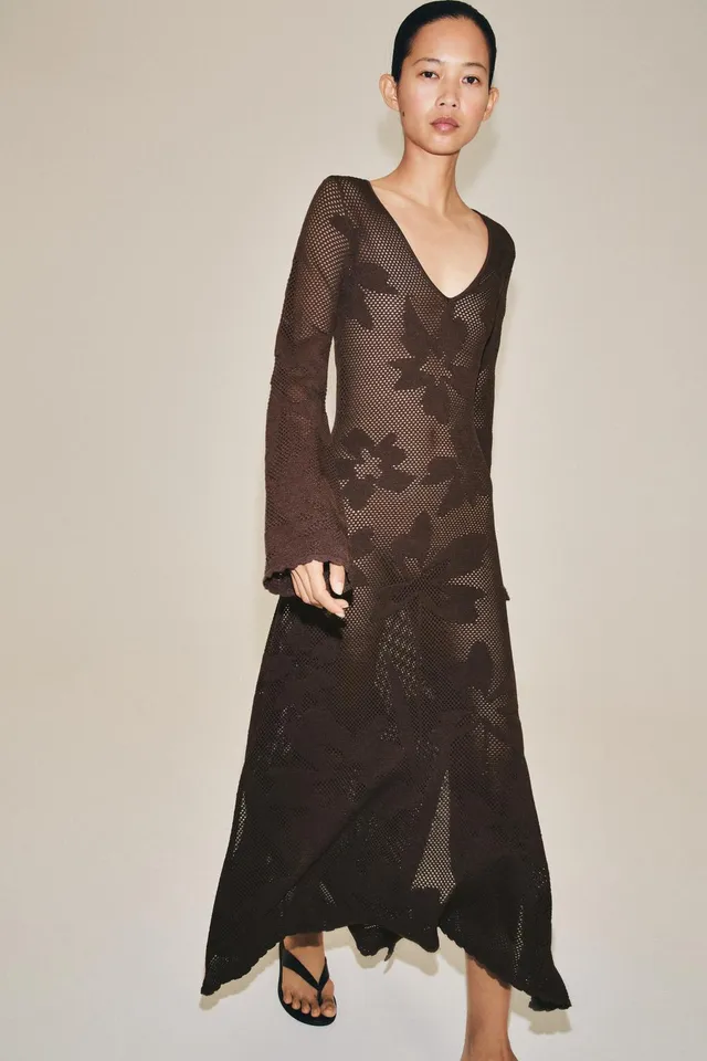LONG KNIT DRESS – image 2