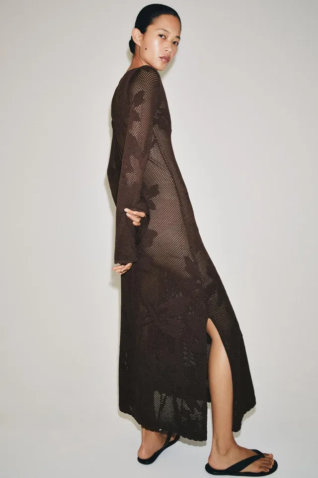 LONG KNIT DRESS – image 5