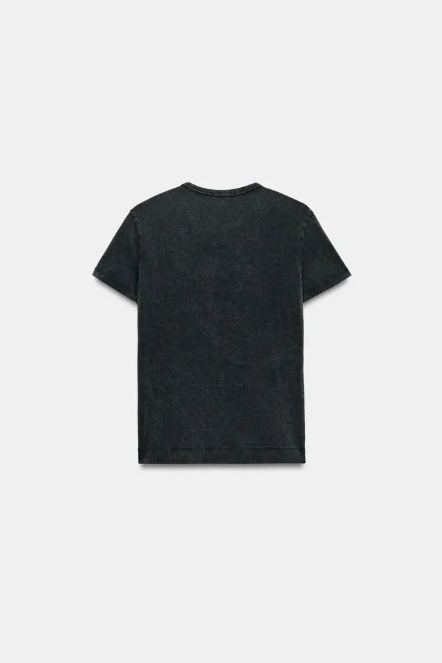 WASHED RHINESTONE SLOGAN T-SHIRT – image 4