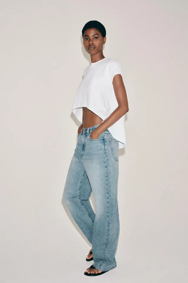ASYMMETRIC COTTON T-SHIRT
