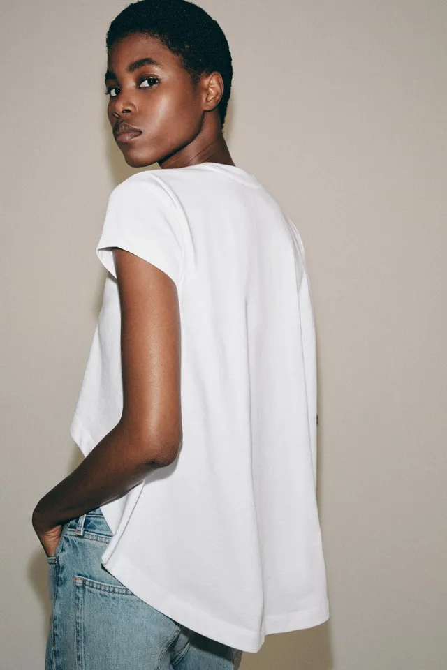 ASYMMETRIC COTTON T-SHIRT – image 4