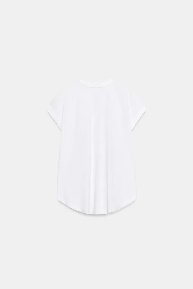 ASYMMETRIC COTTON T-SHIRT – image 6
