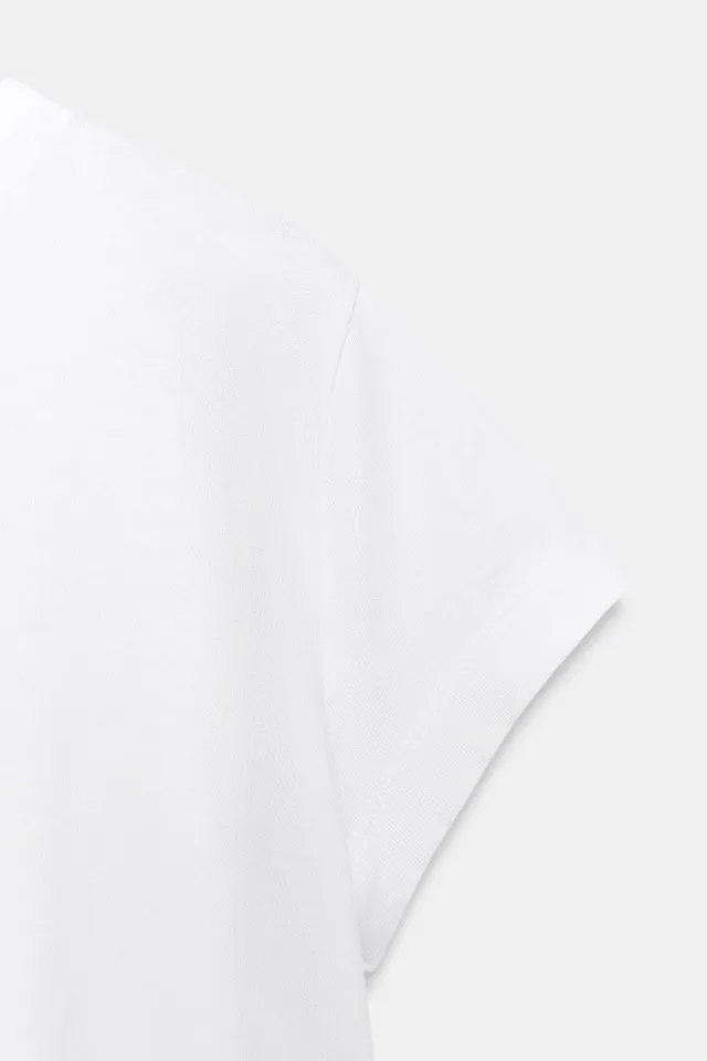 ASYMMETRIC COTTON T-SHIRT – image 7