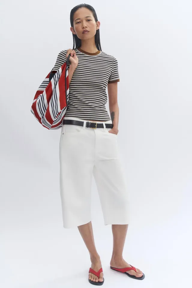 STRIPED SHORT SLEEVE T-SHIRT