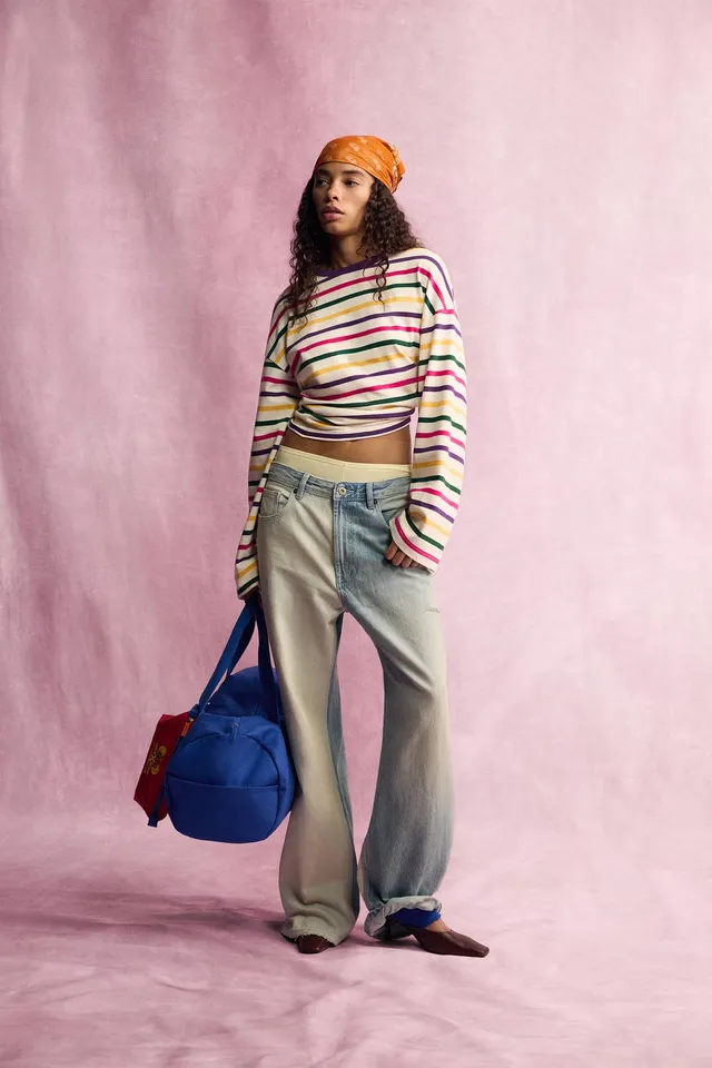 تي-شيرت مخطّط Fruit of the Loom™