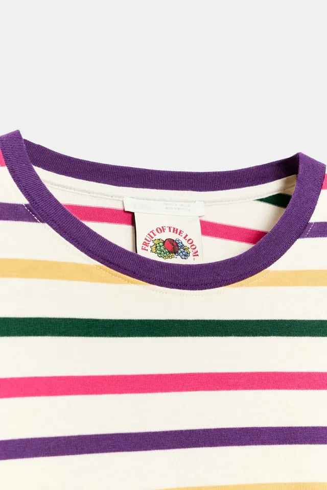 تي-شيرت مخطّط Fruit of the Loom™ – صورة 5