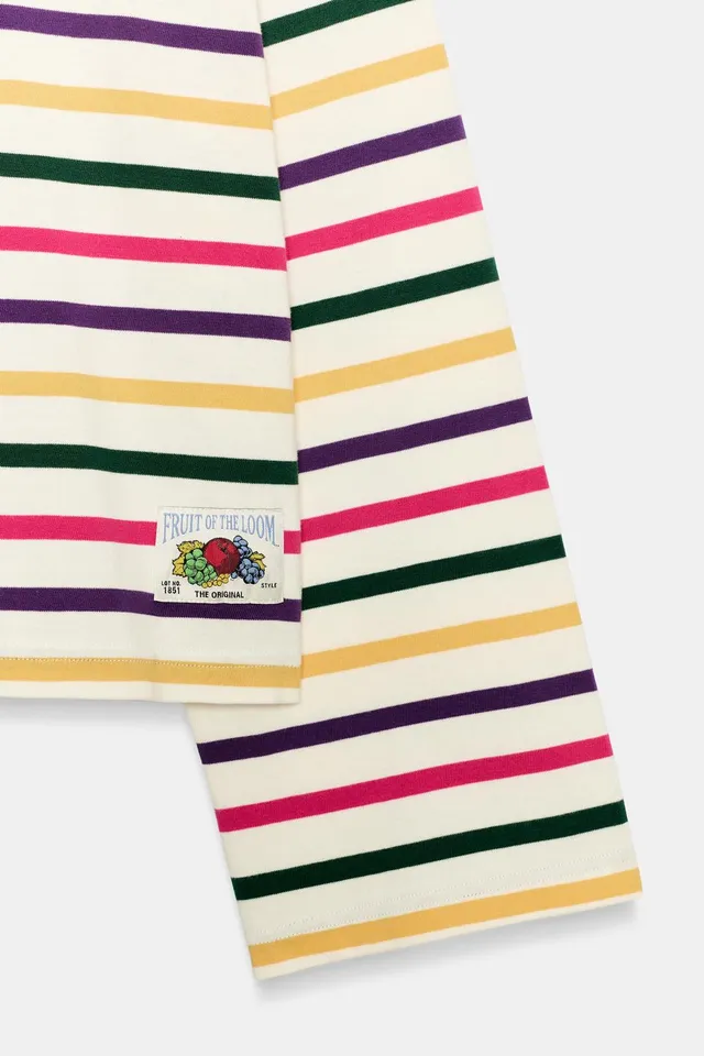 تي-شيرت مخطّط Fruit of the Loom™ – صورة 6