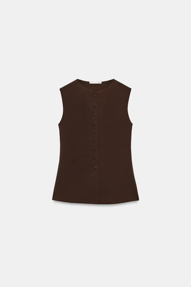 COVERED BUTTON WAISTCOAT – image 5