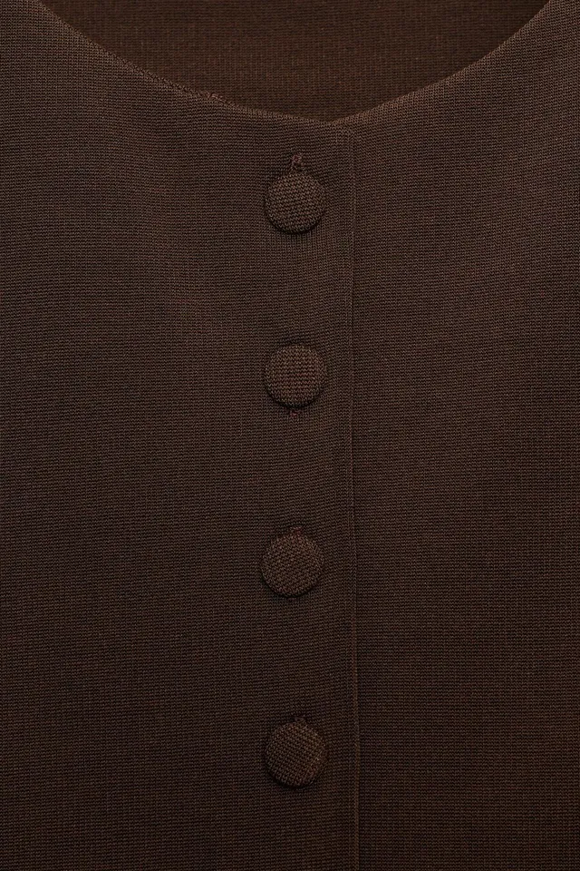 COVERED BUTTON WAISTCOAT – image 7