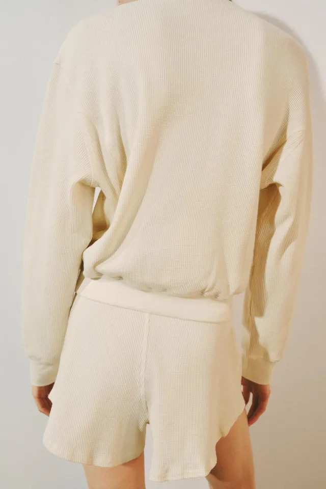 COTTON WAFFLE-KNIT JUMPER – image 3