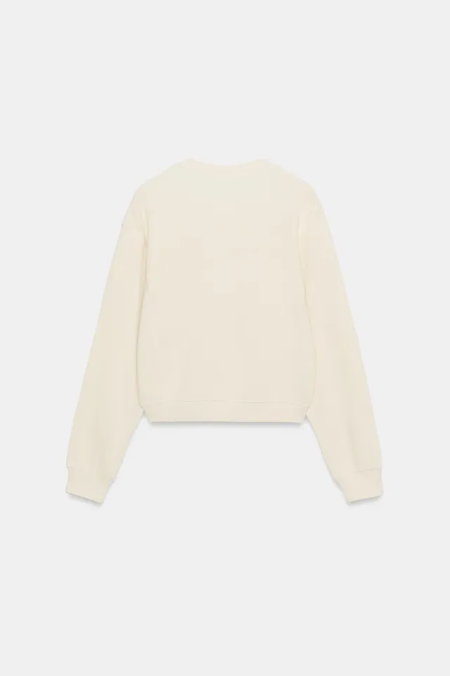 COTTON WAFFLE-KNIT JUMPER – image 5