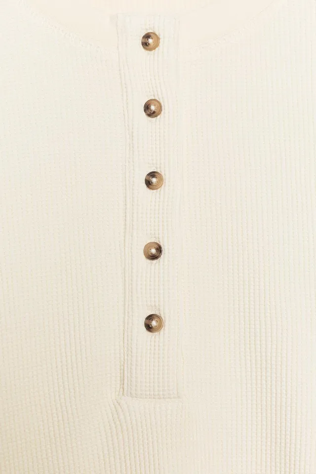 COTTON WAFFLE-KNIT JUMPER – image 6