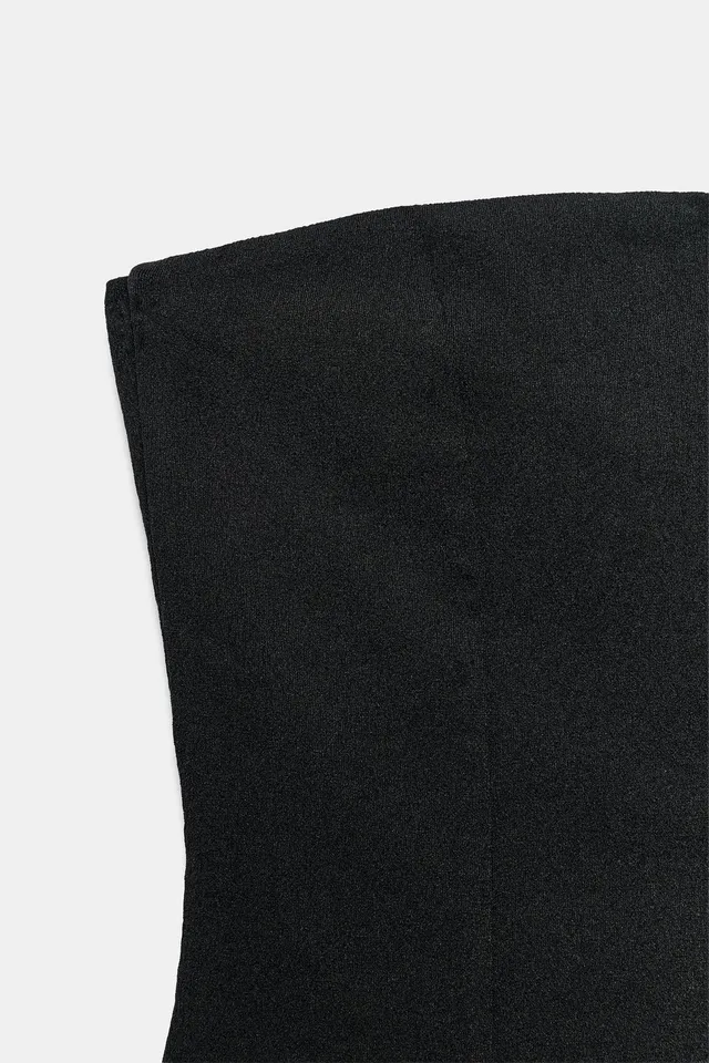 STRETCH BANDEAU TOP WITH VENTS – image 4