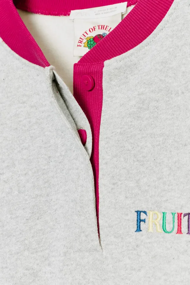 سويت شيرت بتفاصيل متباينة Fruit of the Loom™ – صورة 4