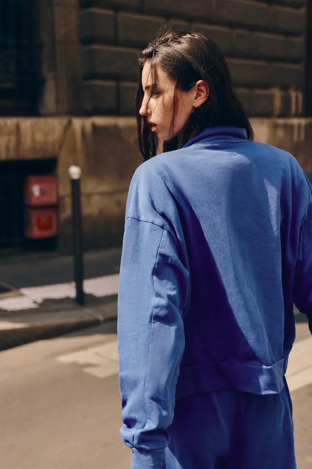 COTTON ZIP-UP JACKET – image 3