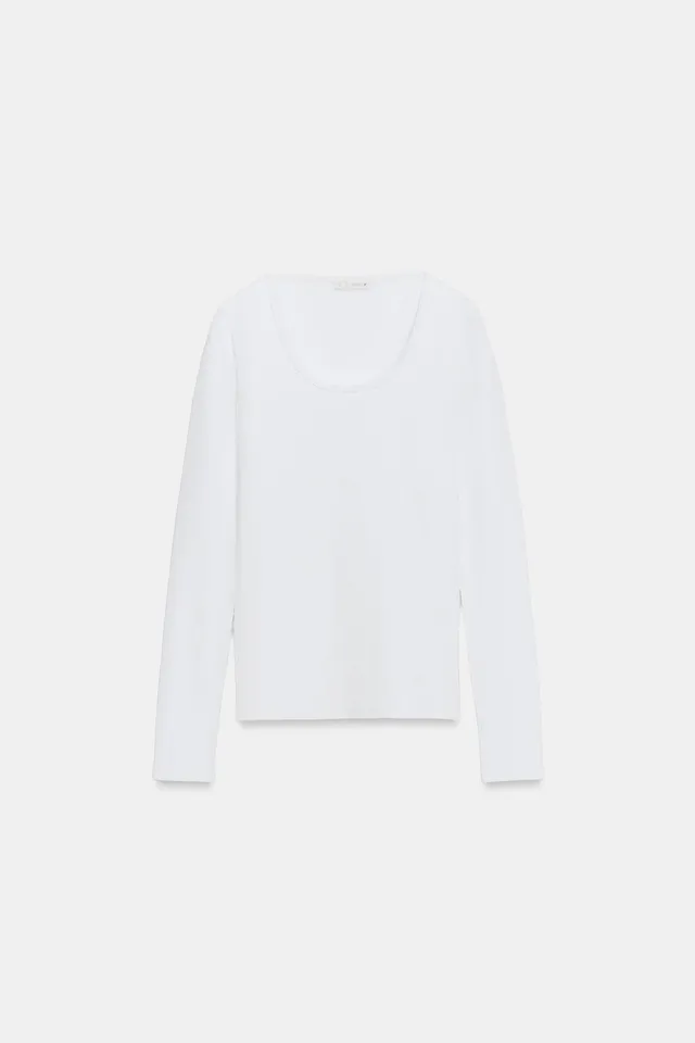 RIB CREW NECK T-SHIRT – image 3