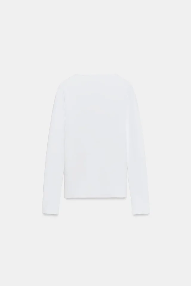 RIB CREW NECK T-SHIRT – image 4