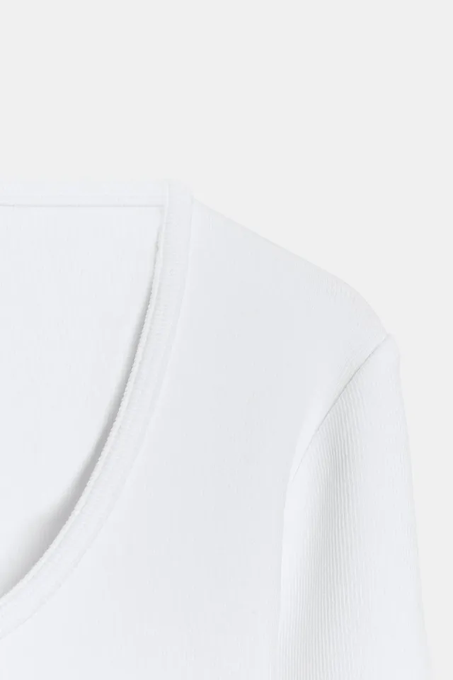 RIB CREW NECK T-SHIRT – image 5