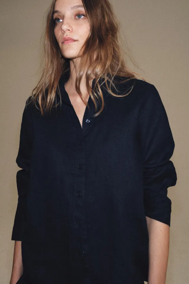 ZW COLLECTION 100% LINEN SHIRT – image 2