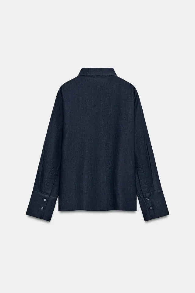 ZW COLLECTION 100% LINEN SHIRT – image 5