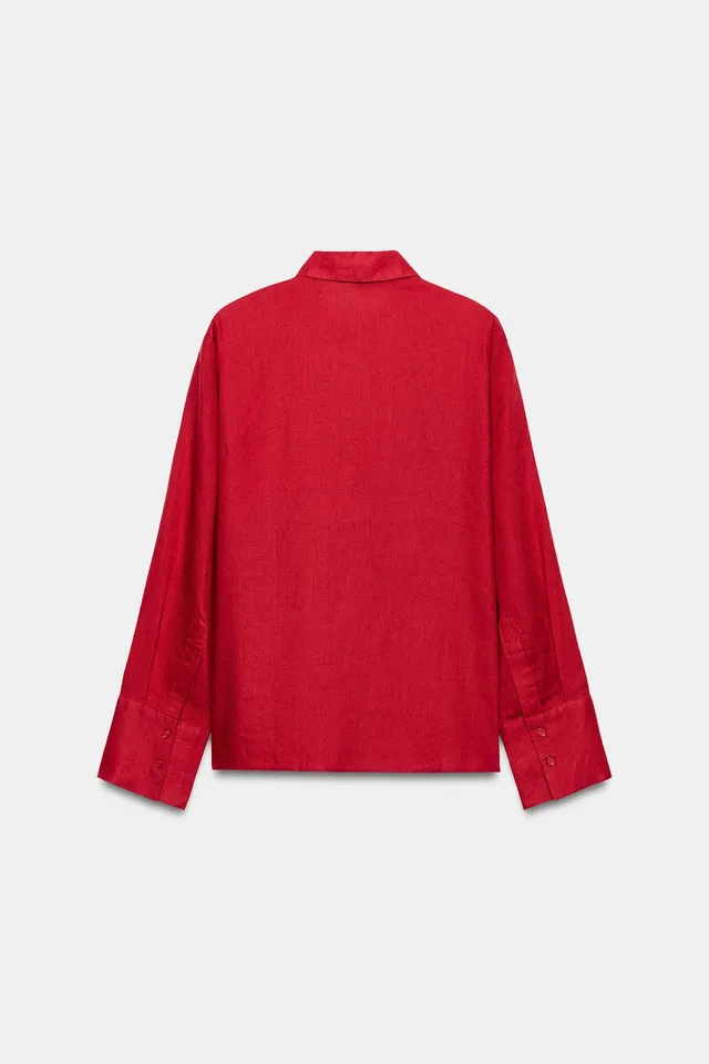 ZW COLLECTION 100% LINEN SHIRT – image 8