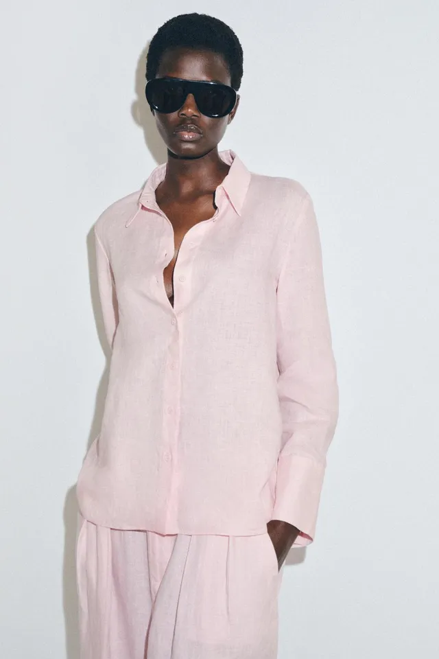 ZW COLLECTION 100% LINEN SHIRT – image 2