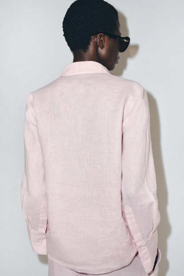ZW COLLECTION 100% LINEN SHIRT – image 3