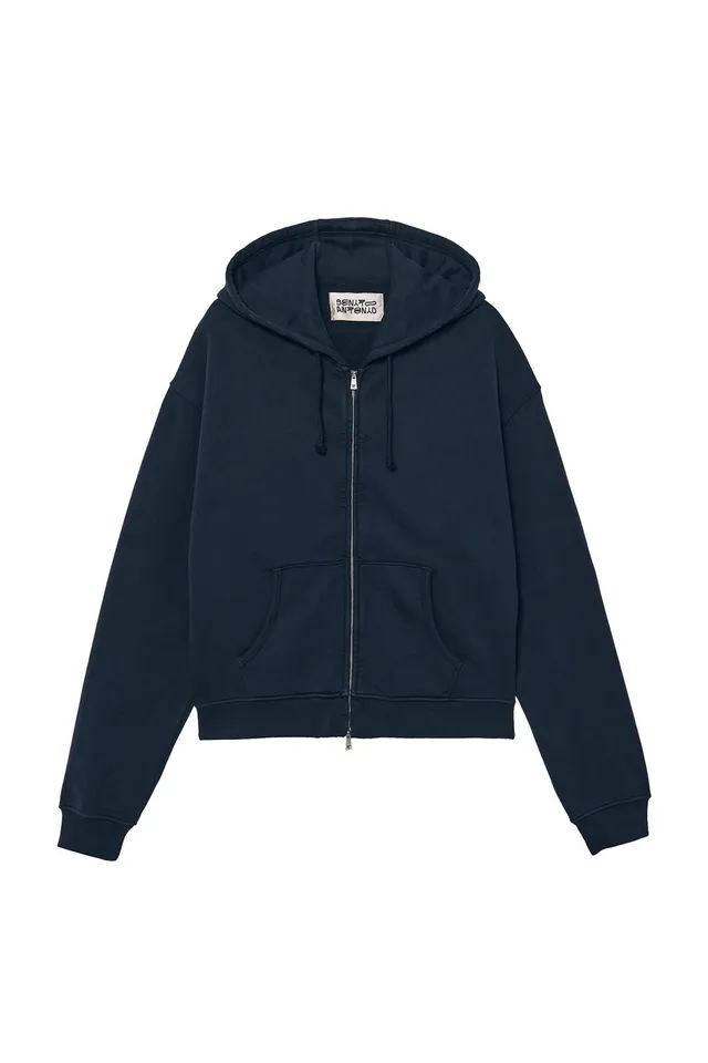 CROPPED FIT ZIP-UP HOODIE – image 3
