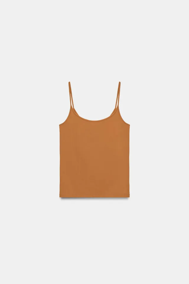 POLYAMIDE THIN STRAP T-SHIRT – image 4