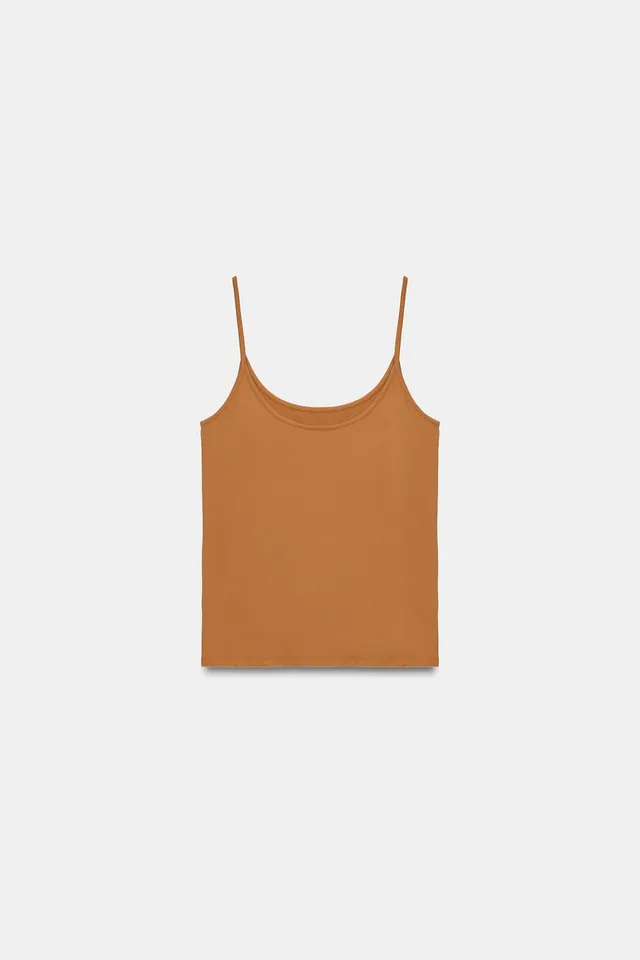 POLYAMIDE THIN STRAP T-SHIRT – image 5