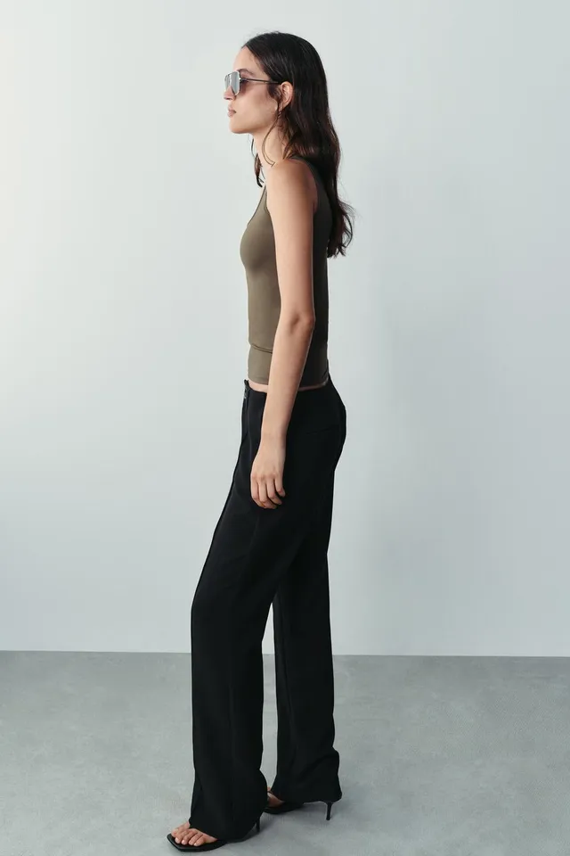 WIDE STRAP POLYAMIDE T-SHIRT – image 3