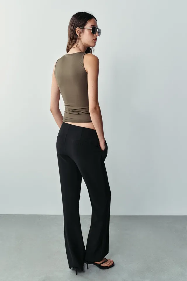 WIDE STRAP POLYAMIDE T-SHIRT – image 5