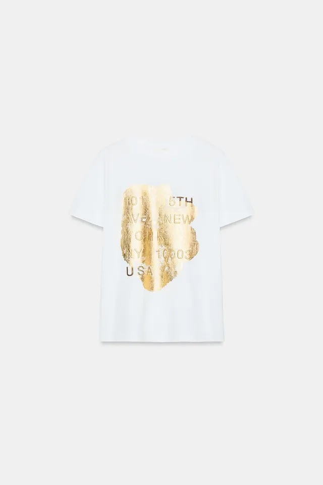 METALLIC SHORT SLEEVE T-SHIRT – image 7