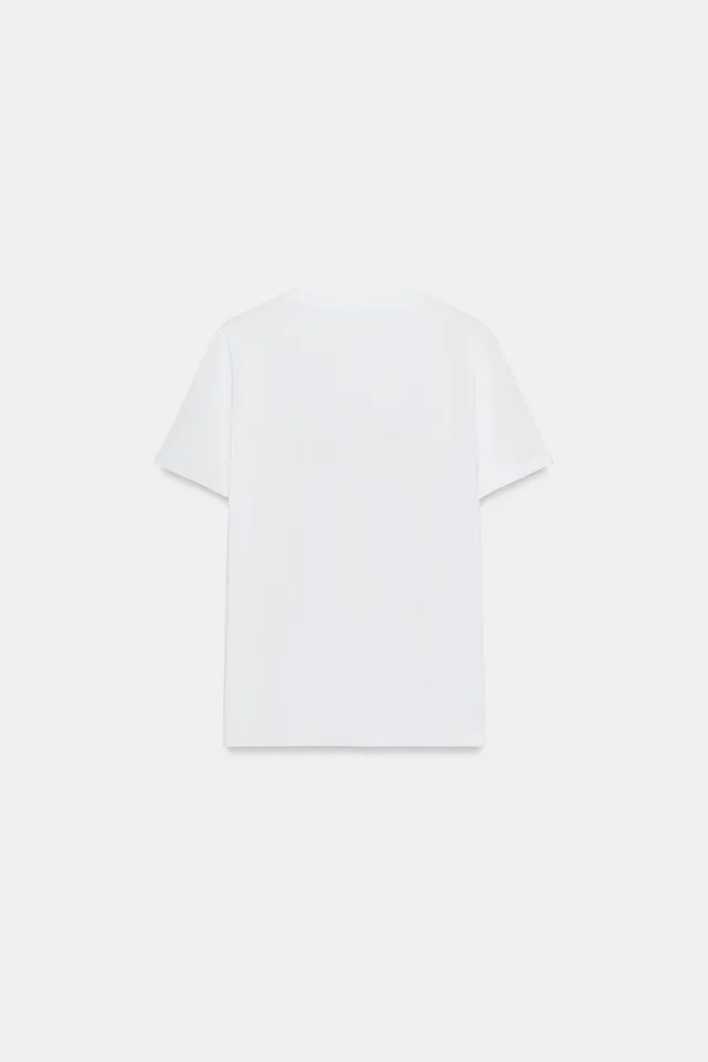 GLITTER PRINT T-SHIRT – image 2
