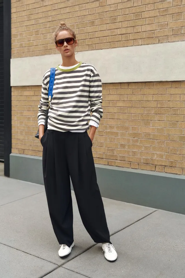 WIDE STRIPE T-SHIRT